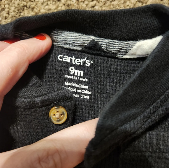 Boy's 9 Months Set of Long Sleeve Bodysuits - Picture 3 of 9